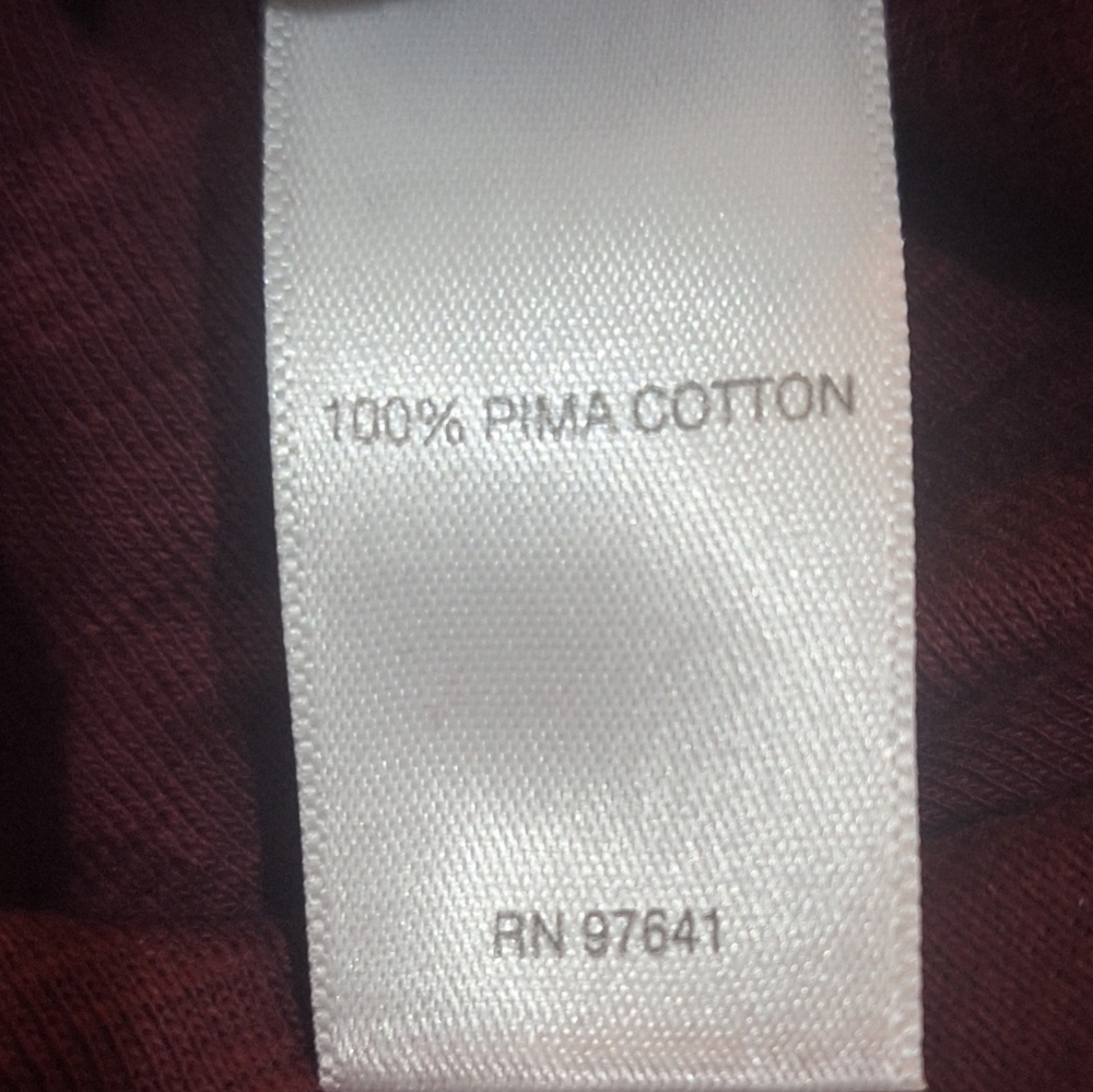 #1478 J.Jill maroon  puma cotton cowl neck tunic sz.S - Picture 7 of 9